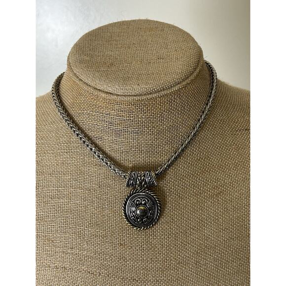 Lovely Two Tone Bali Woven Neck. Measures 16” - Picture 1 of 2